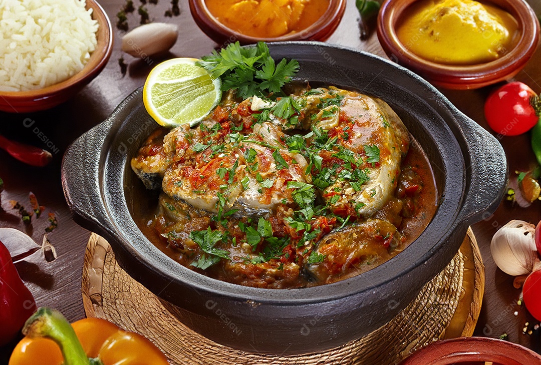 Moqueca brasileira de peixe