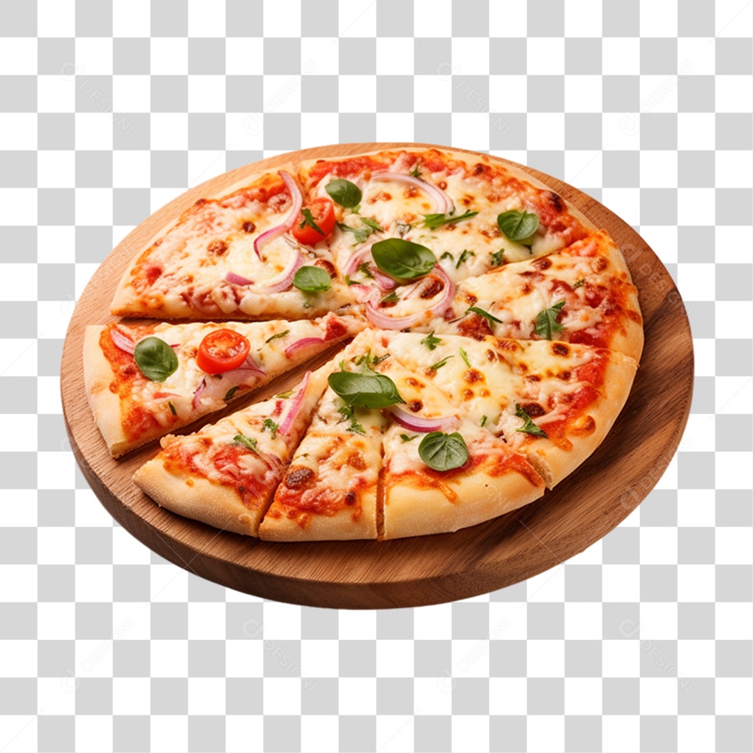 Pizza Vários Sabores PNG Transparente