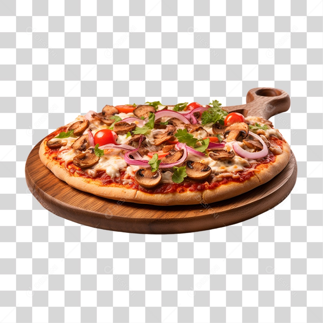 Pizza Vários Sabores PNG Transparente