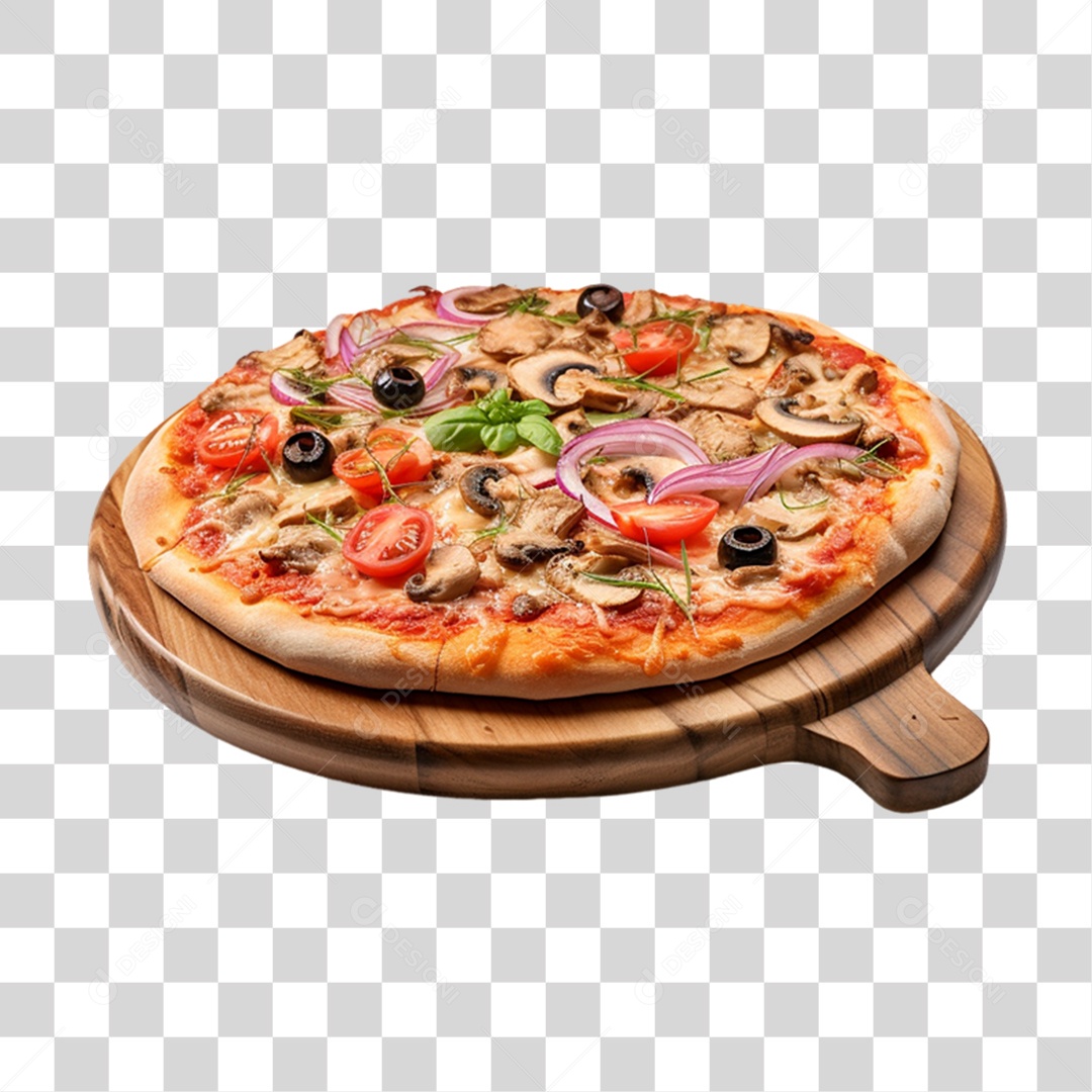Pizza Vários Sabores PNG Transparente