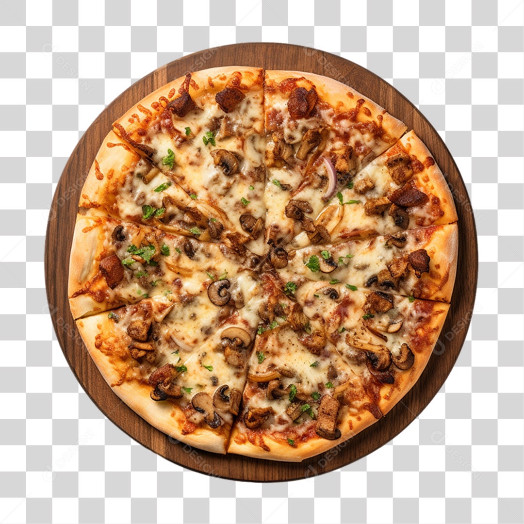 Pizza Vários Sabores PNG Transparente
