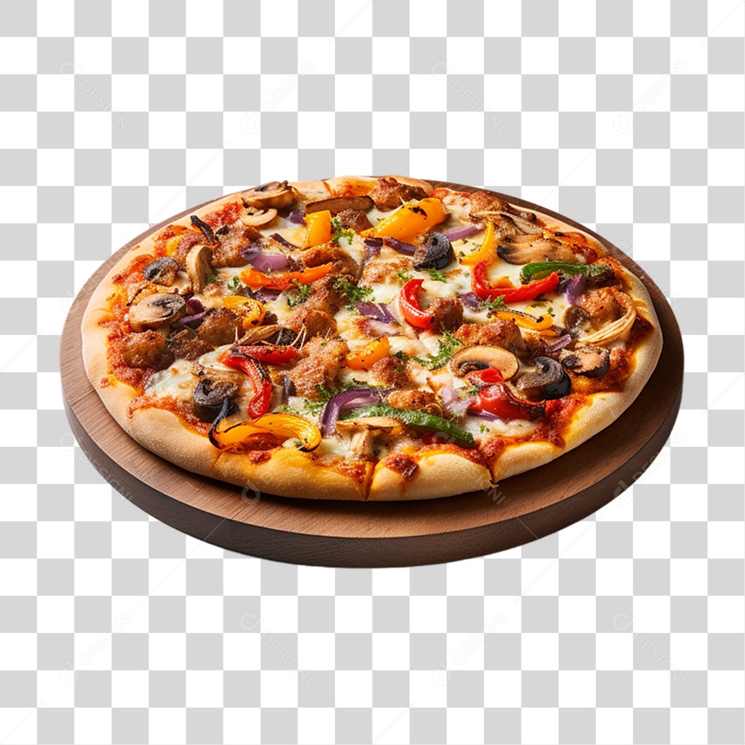 Pizza Various Flavors Transparent PNG