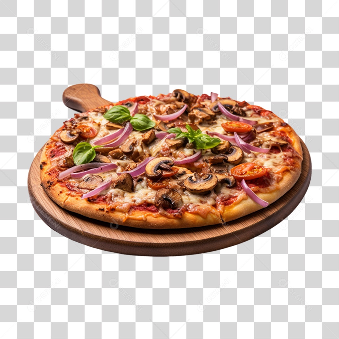 Pizza Vários Sabores PNG Transparente