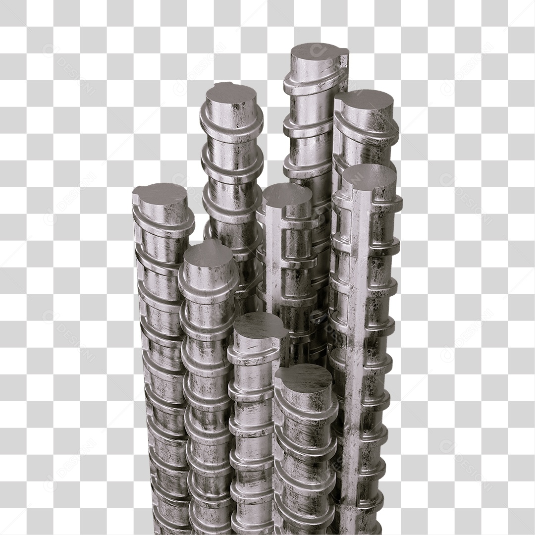 Barra de Ferro Treliça PNG Transparente