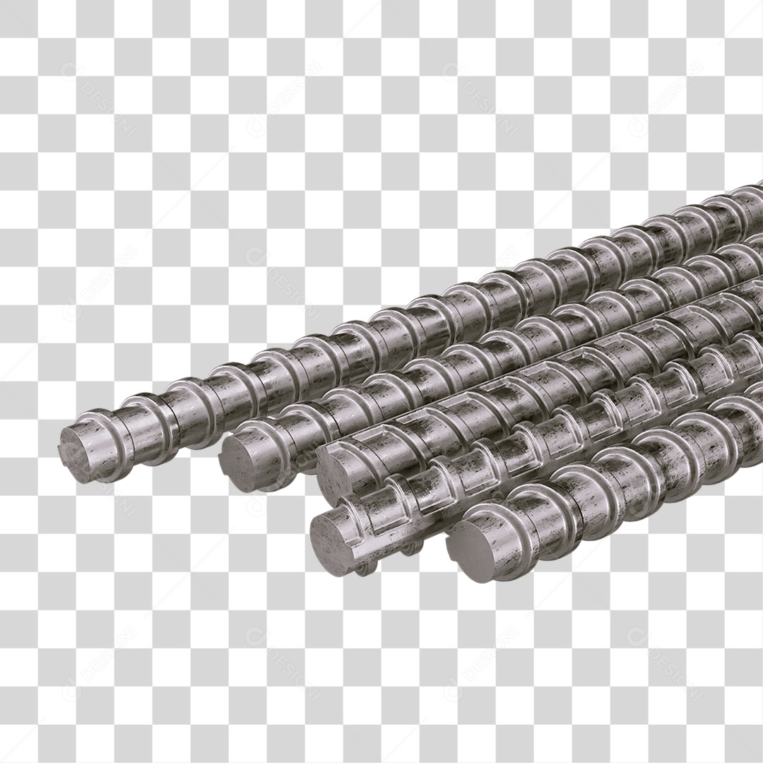 Barra de Ferro Treliça PNG Transparente