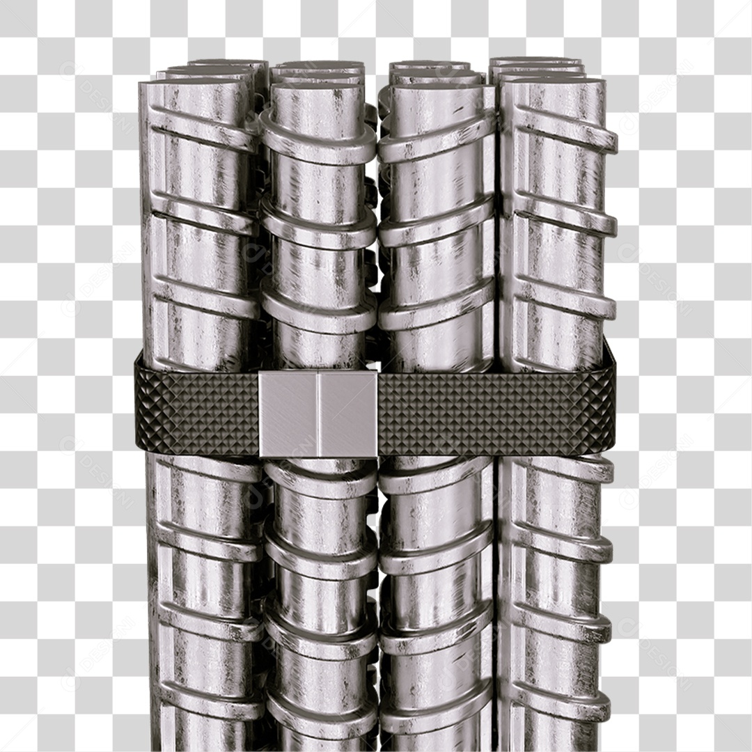 Barra de Ferro Treliça PNG Transparente