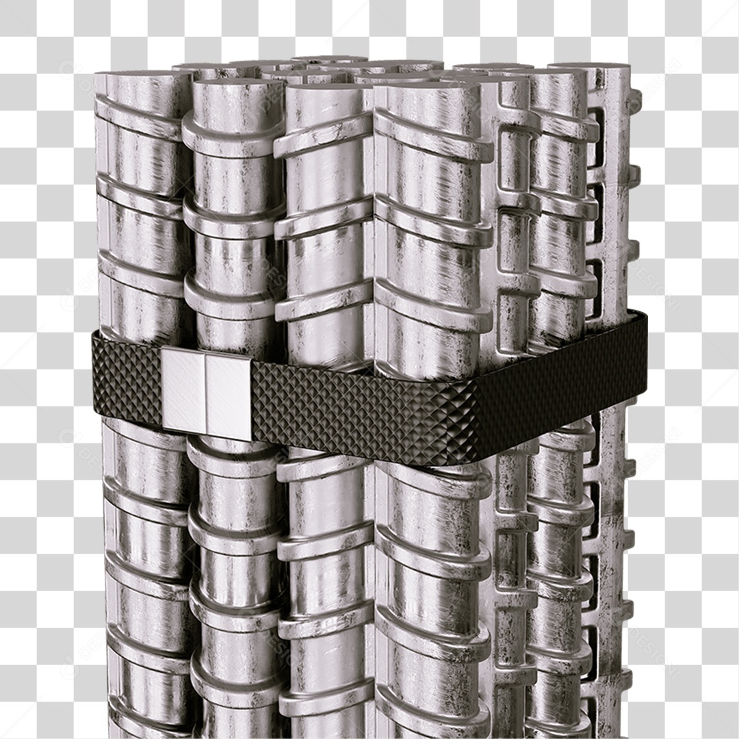 Barra de Ferro Treliça PNG Transparente