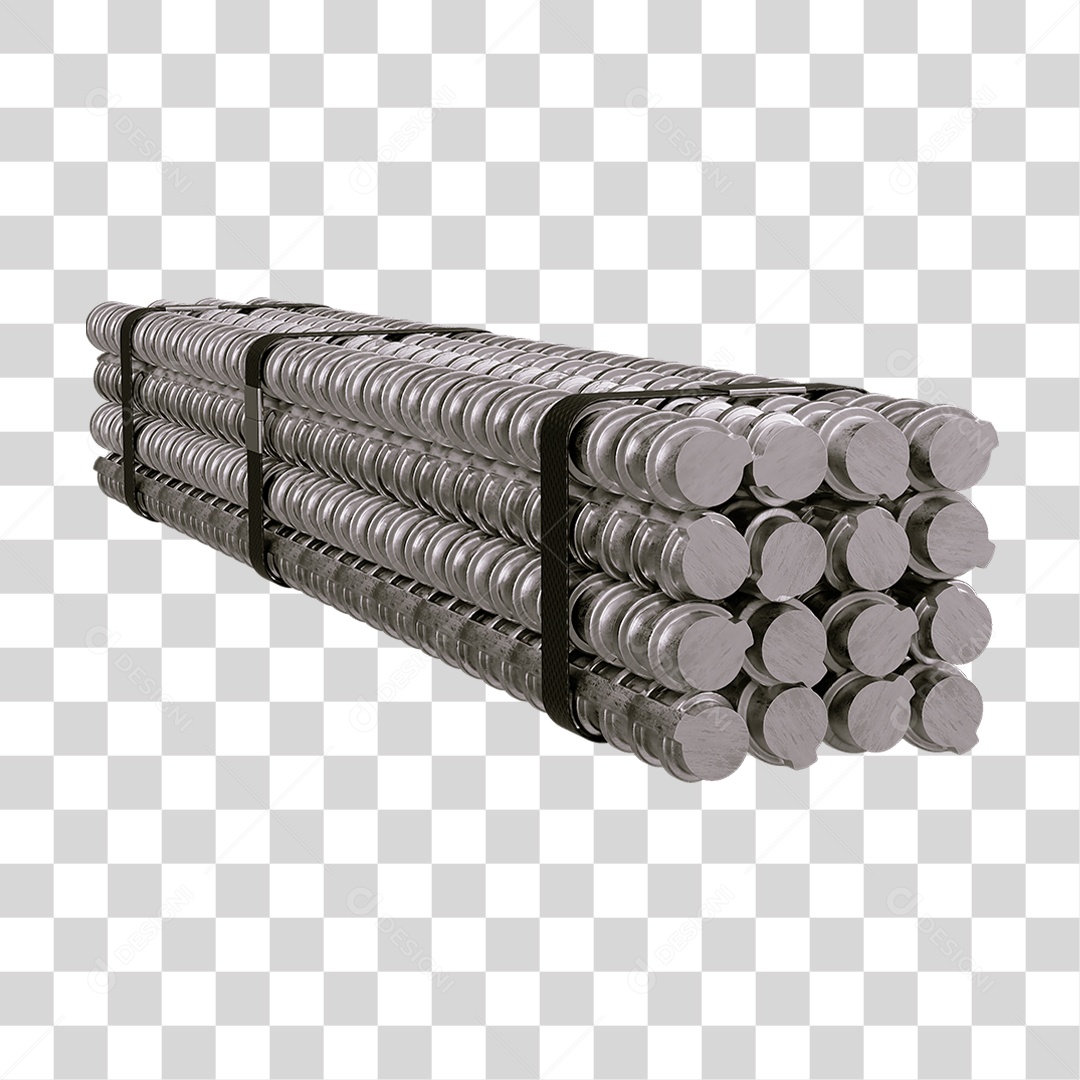 Barra de Ferro Treliça PNG Transparente