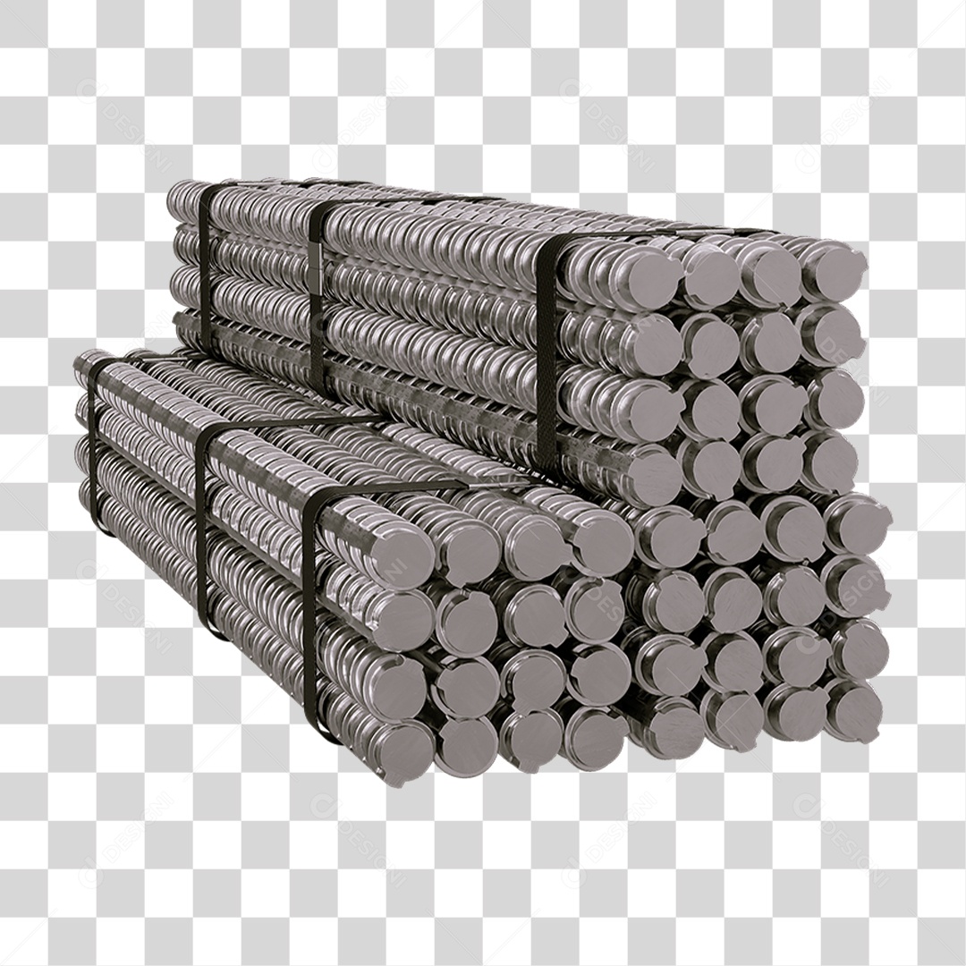 Barra de Ferro Treliça PNG Transparente