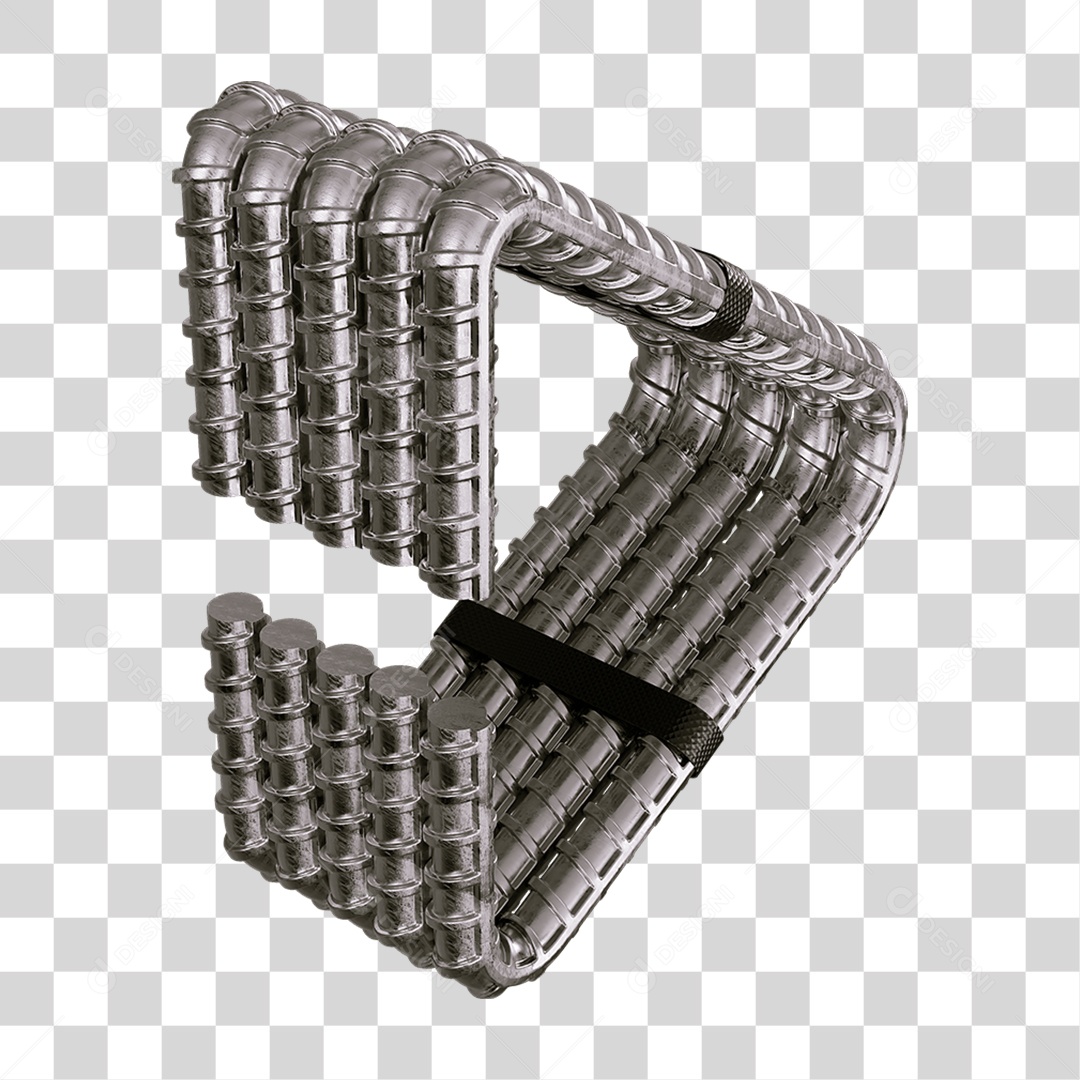 Barra de Ferro Treliça PNG Transparente