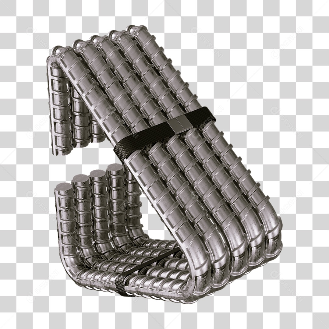 Barra de Ferro Treliça PNG Transparente