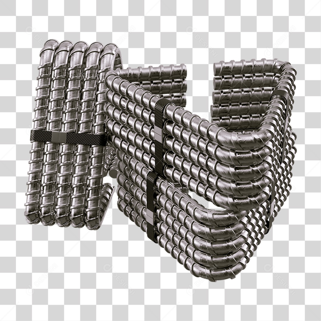 Barra de Ferro Treliça PNG Transparente