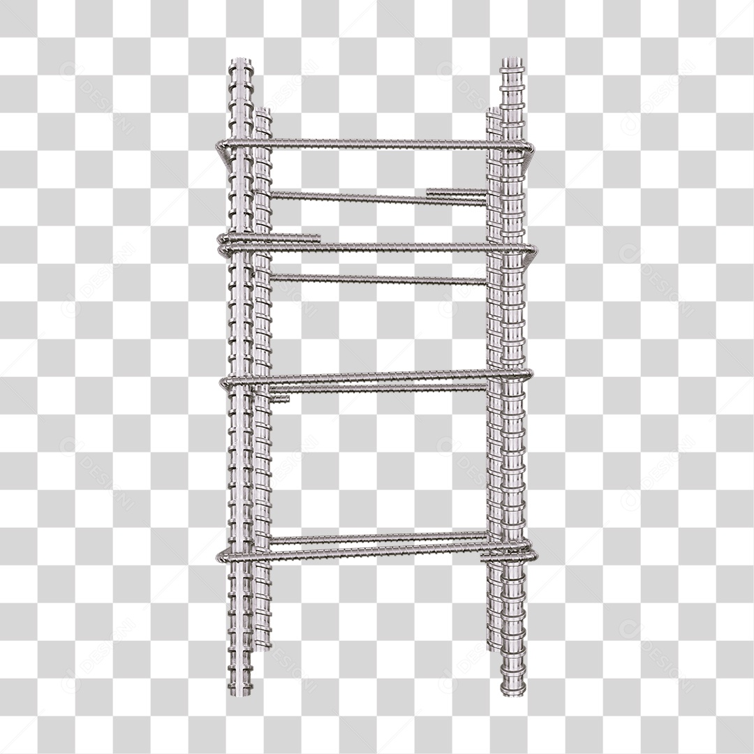 Barra de Ferro Treliça PNG Transparente