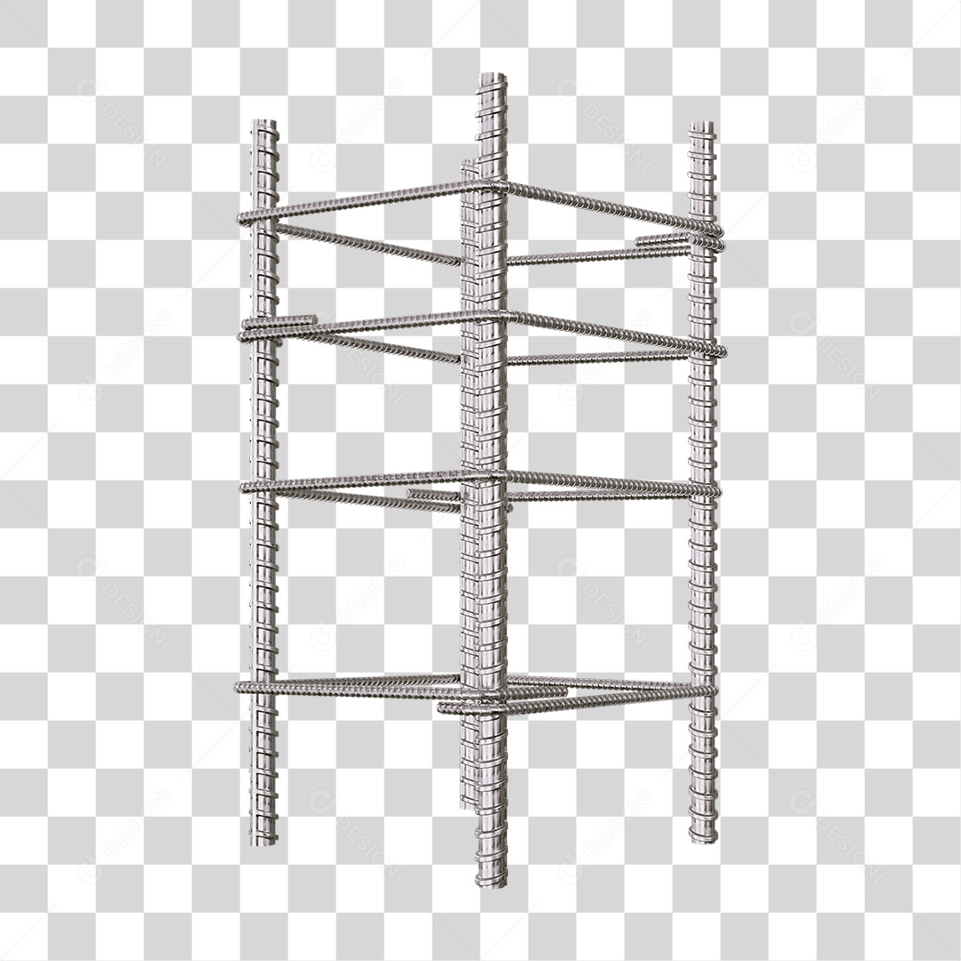 Barra de Ferro Treliça PNG Transparente