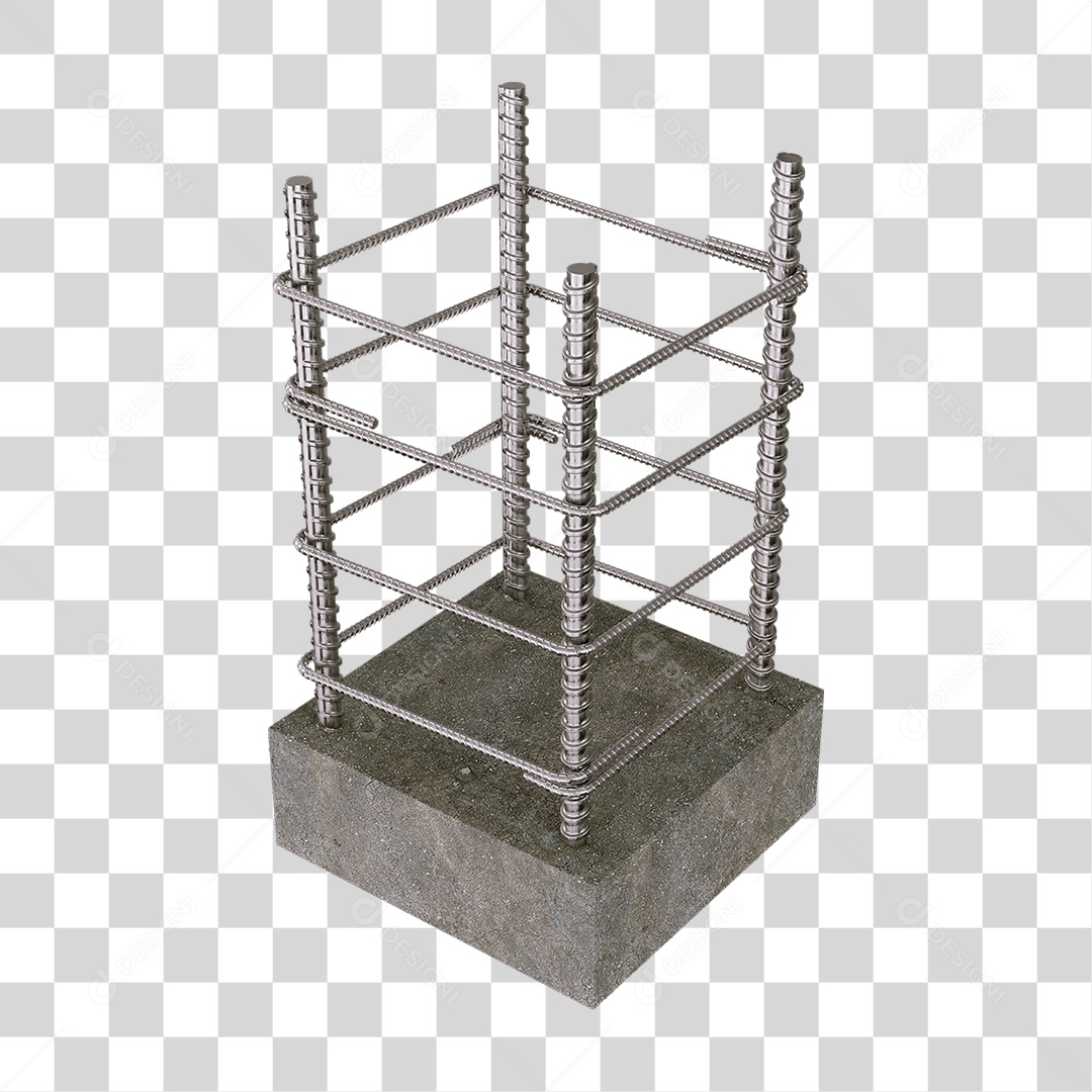 Barra de Ferro Treliça PNG Transparente