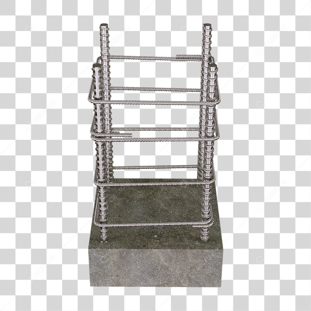 Barra de Ferro Treliça PNG Transparente