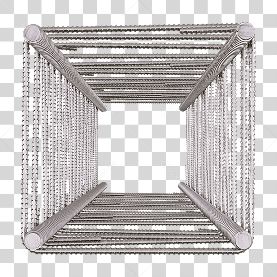Barra de Ferro Treliça PNG Transparente