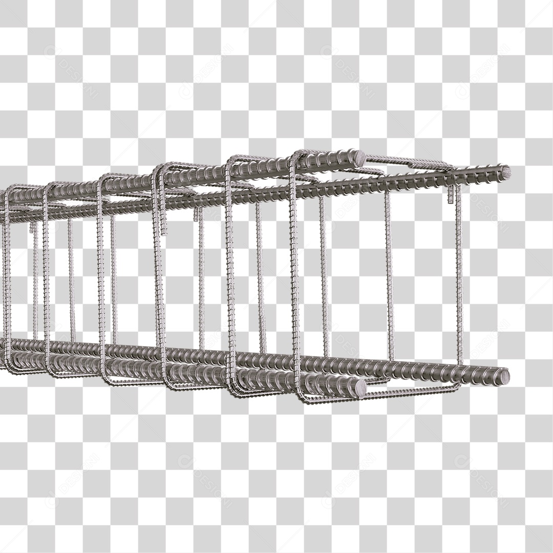 Barra de Ferro Treliça PNG Transparente