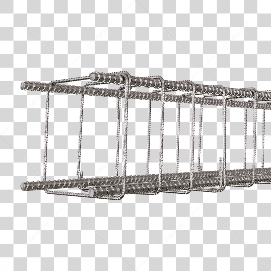 Barra de Ferro Treliça PNG Transparente