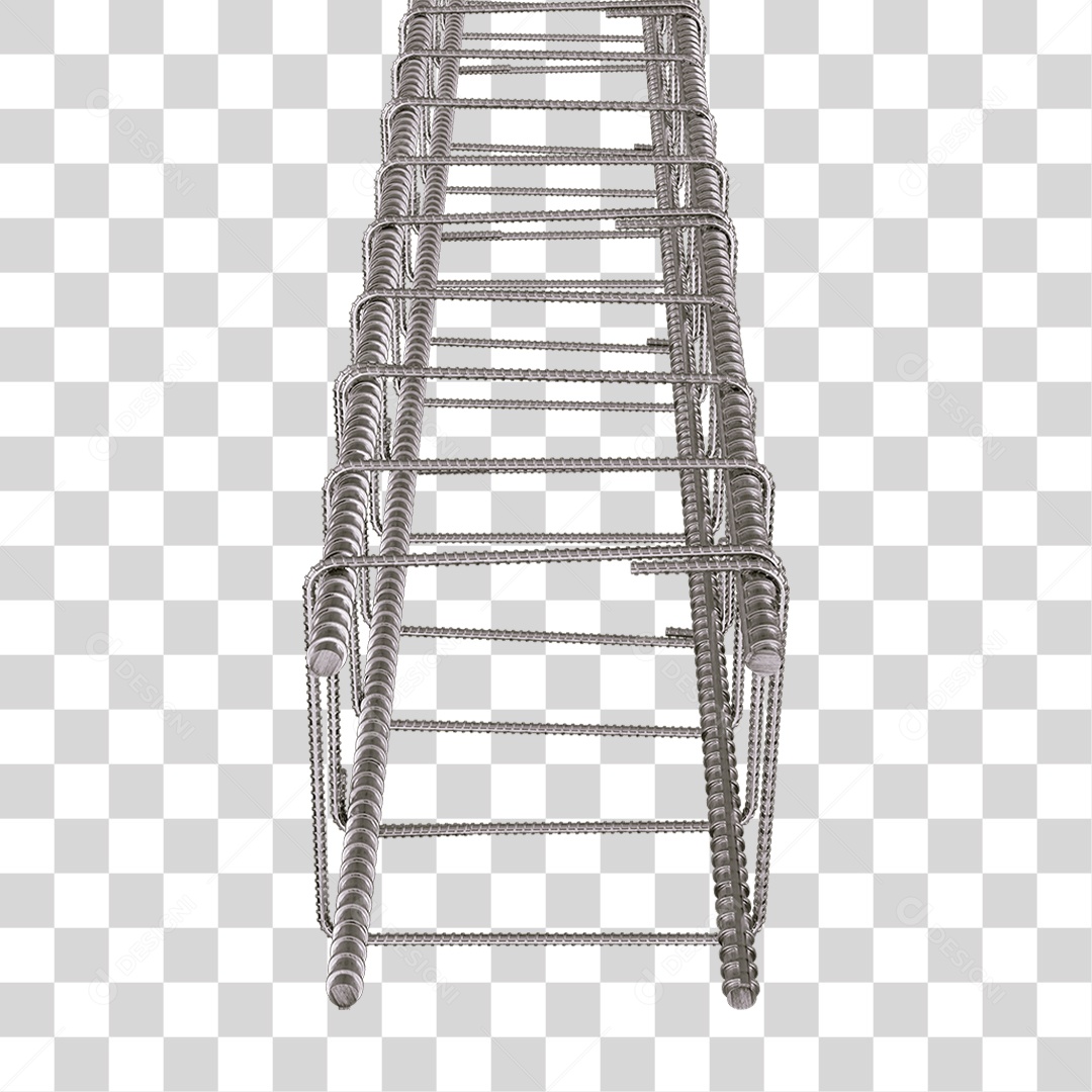 Barra de Ferro Treliça PNG Transparente