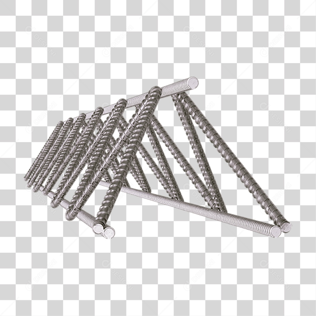 Barra de Ferro Treliça PNG Transparente