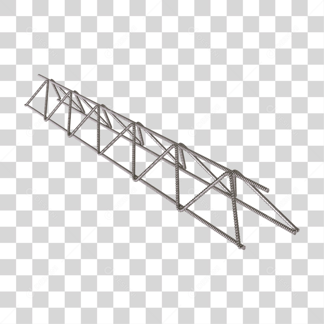 Barra de Ferro Treliça PNG Transparente