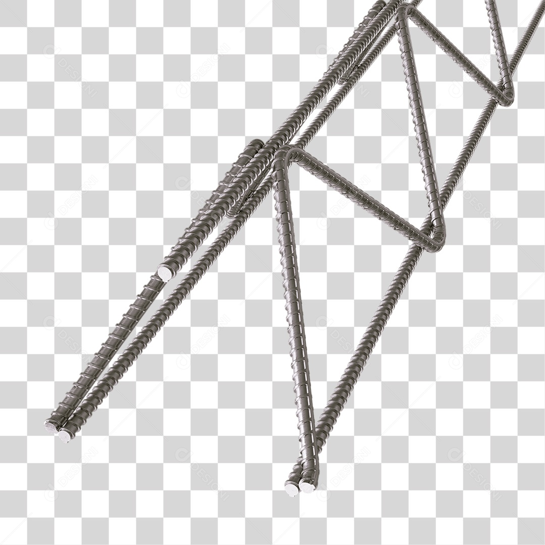 Barra de Ferro Treliça PNG Transparente