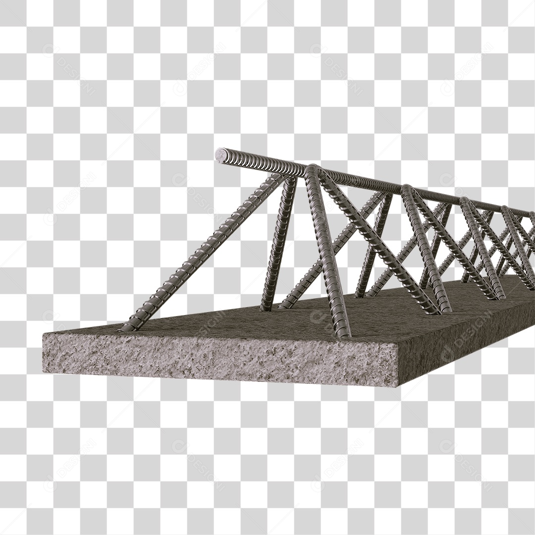 Barra de Ferro Treliça PNG Transparente