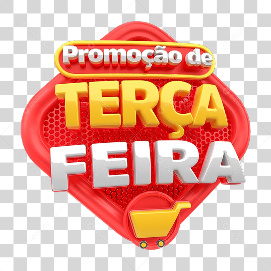 Transparent PNG Tuesday Promotion 3D Seal