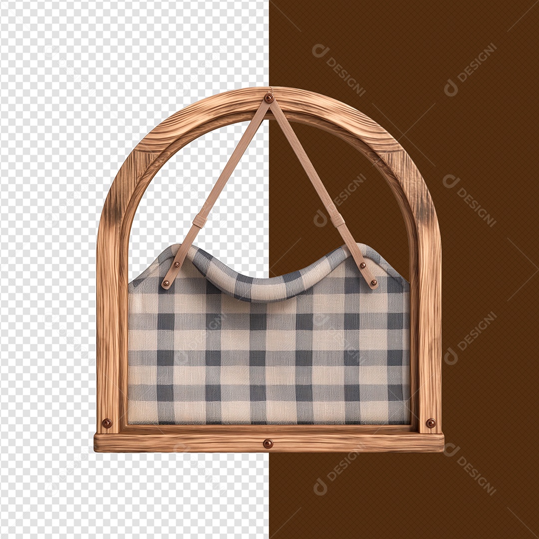 Portal de São João Elemento 3D para Composição PSD