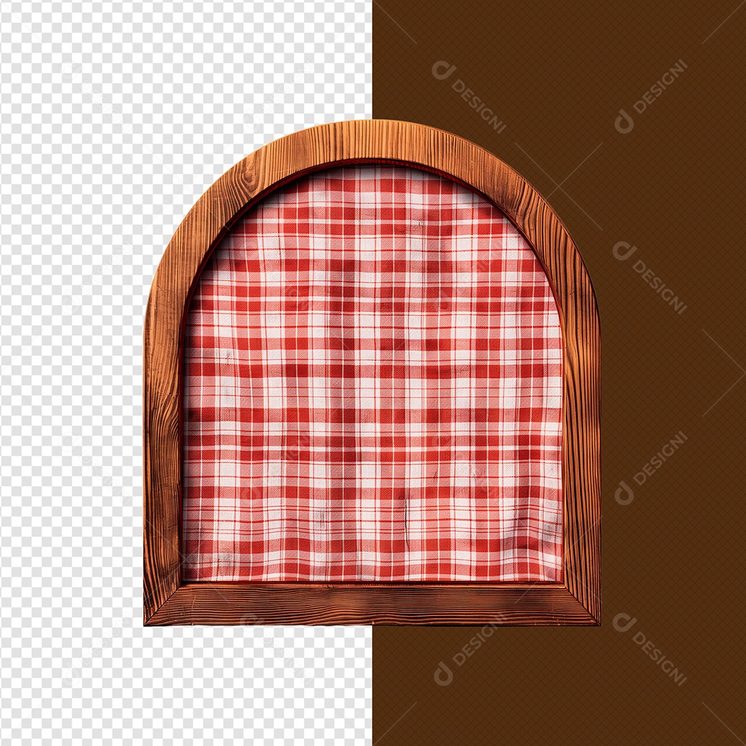 Portal Decorado para São João Elemento 3D para Composição PSD