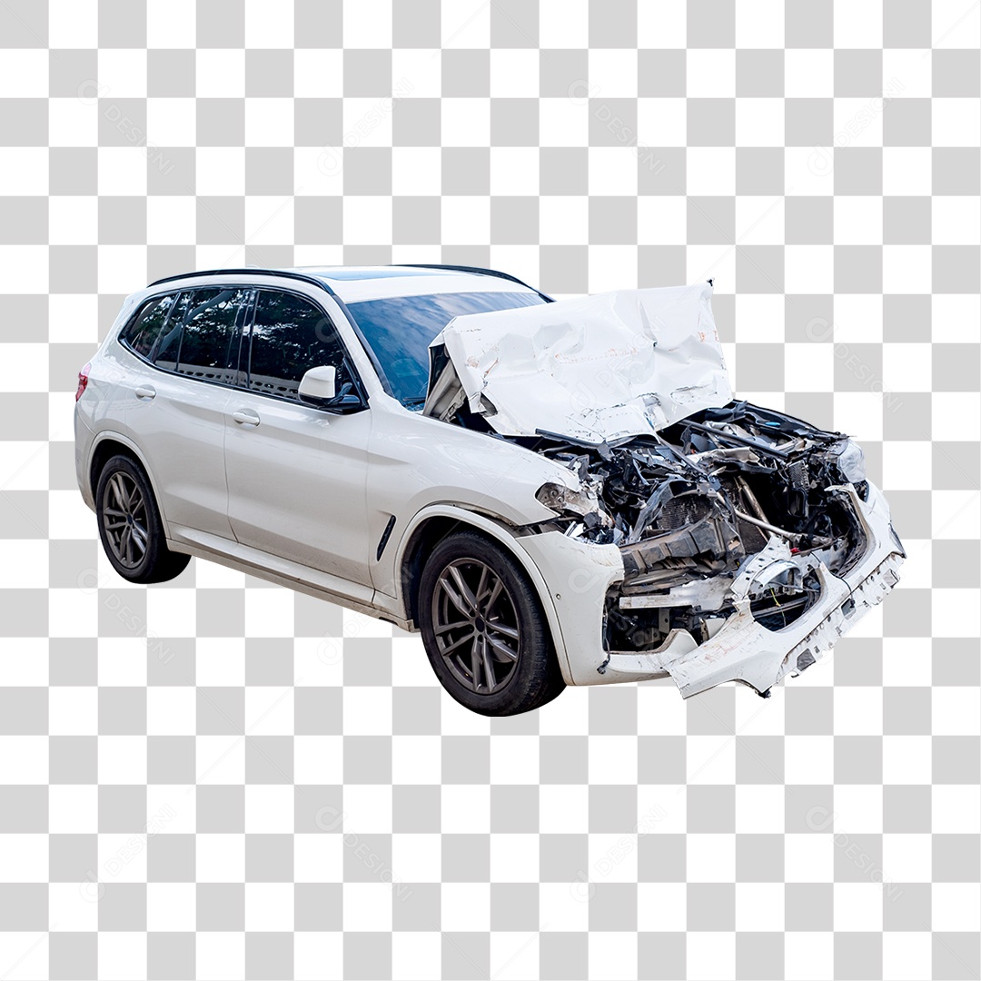 Carros Batidos Funilaria PNG Transparente