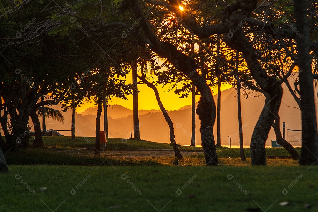 Aterro do Flamengo ao por do sol