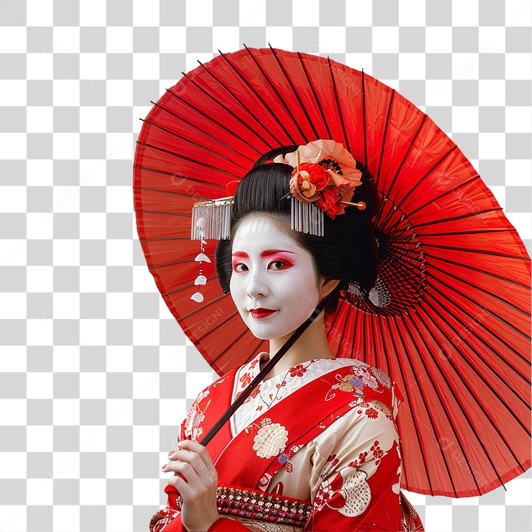 Japonesa Mulher PNG Transparente