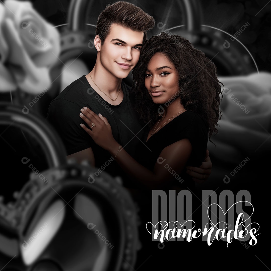 Dia dos Namorados 12 de Junho Social Media PSD Editável