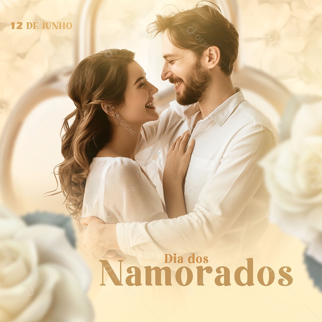 Dia dos Namorados 12 de Junho Social Media PSD Editável
