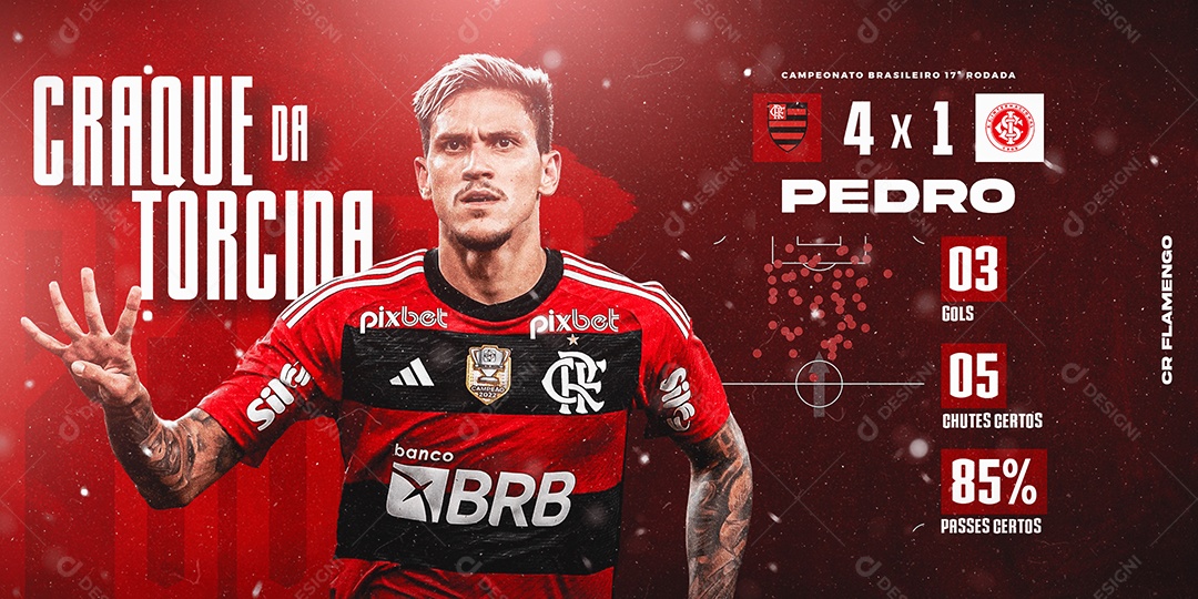 Social Media Futebol Craque da Torcida Banner PSD Editável