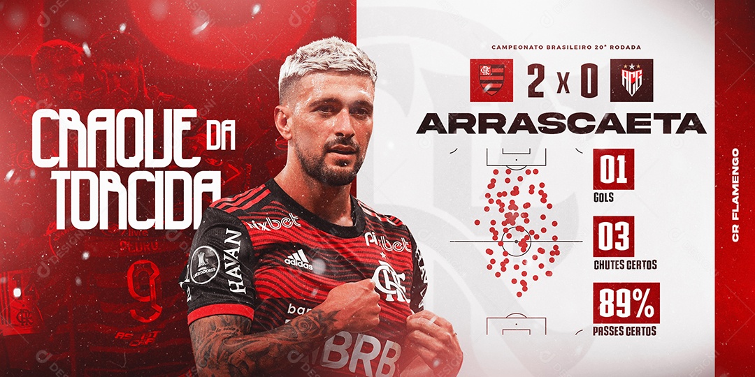 Social Media Futebol Craque da Torcida Banner PSD Editável