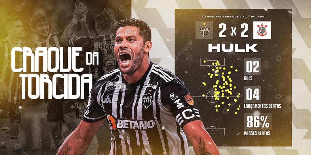 Social Media Futebol Craque da Torcida Banner PSD Editável