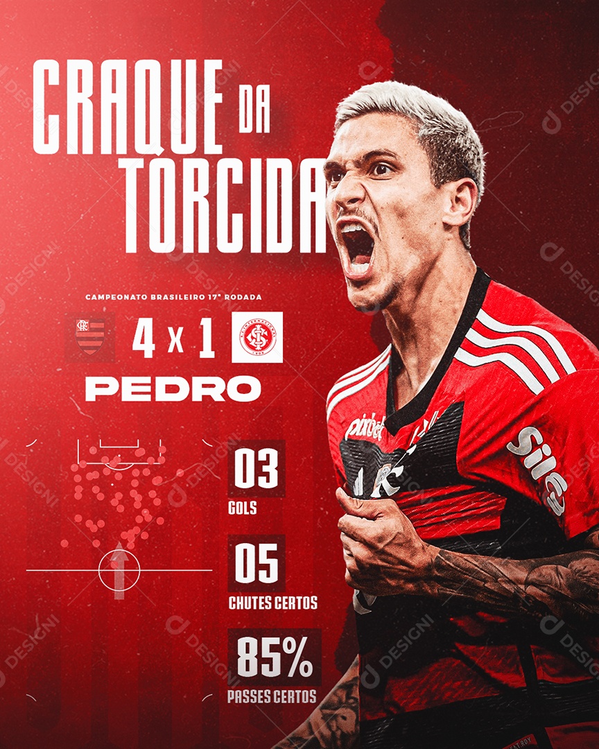 Social Media Futebol Craque da Torcida PSD Editável