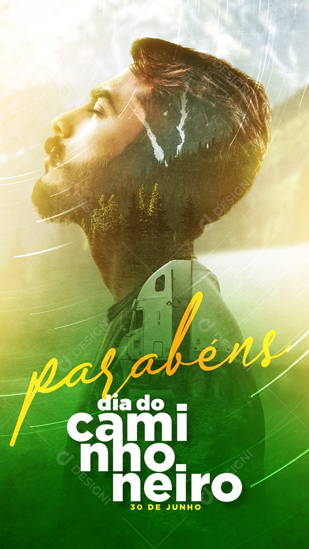 Dia Do Caminhoneiro Social Media PSD Editável
