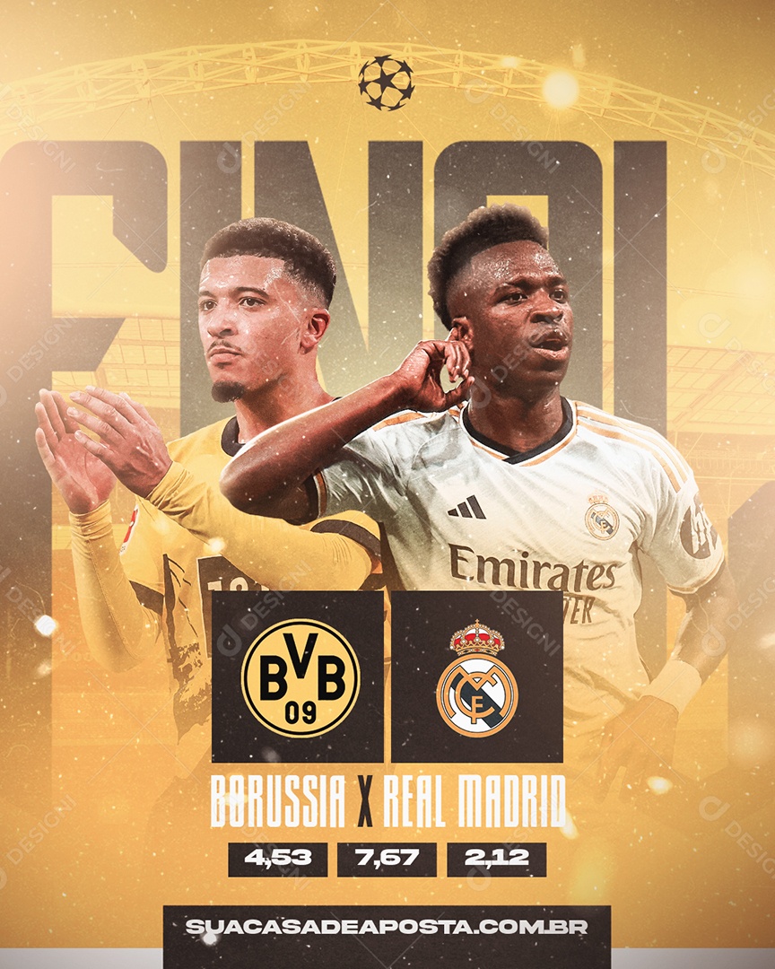 Casa de Apostas Final Social Media PSD Editável