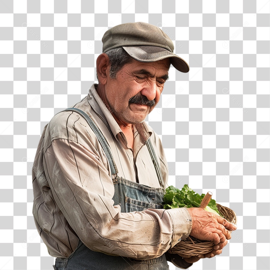 Homem Fazendeiro PNG Transparente