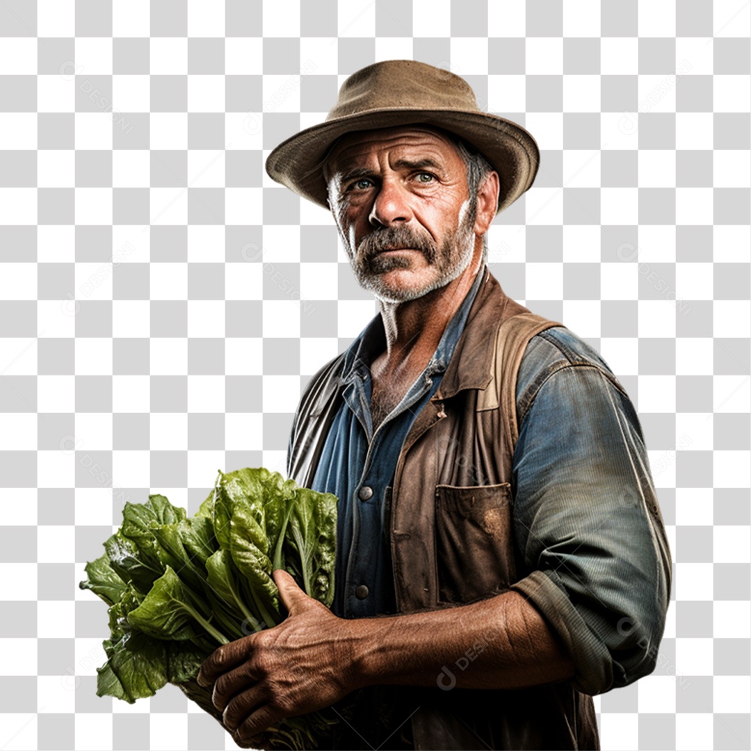 Homem Fazendeiro PNG Transparente