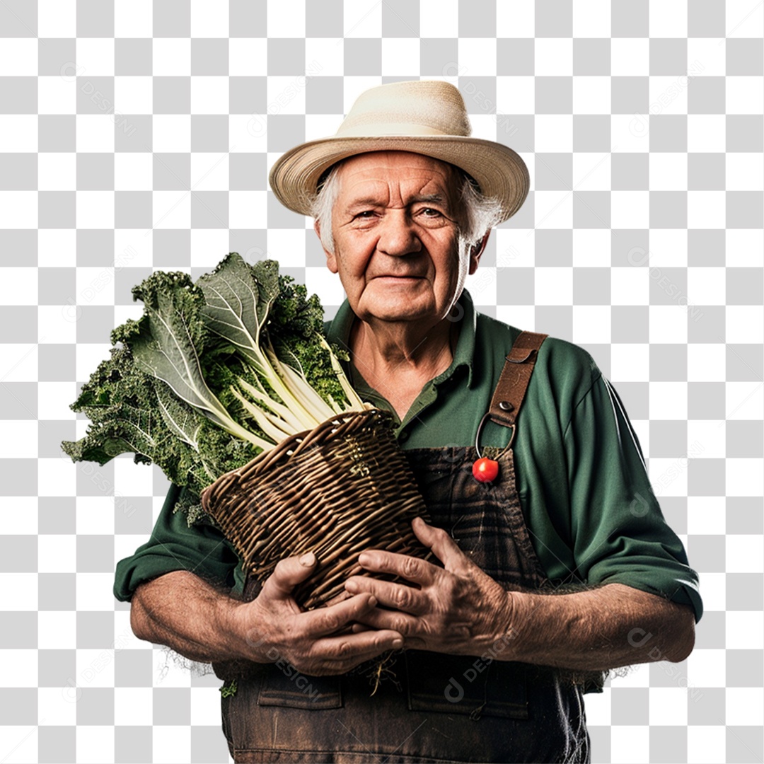 Homem Fazendeiro PNG Transparente