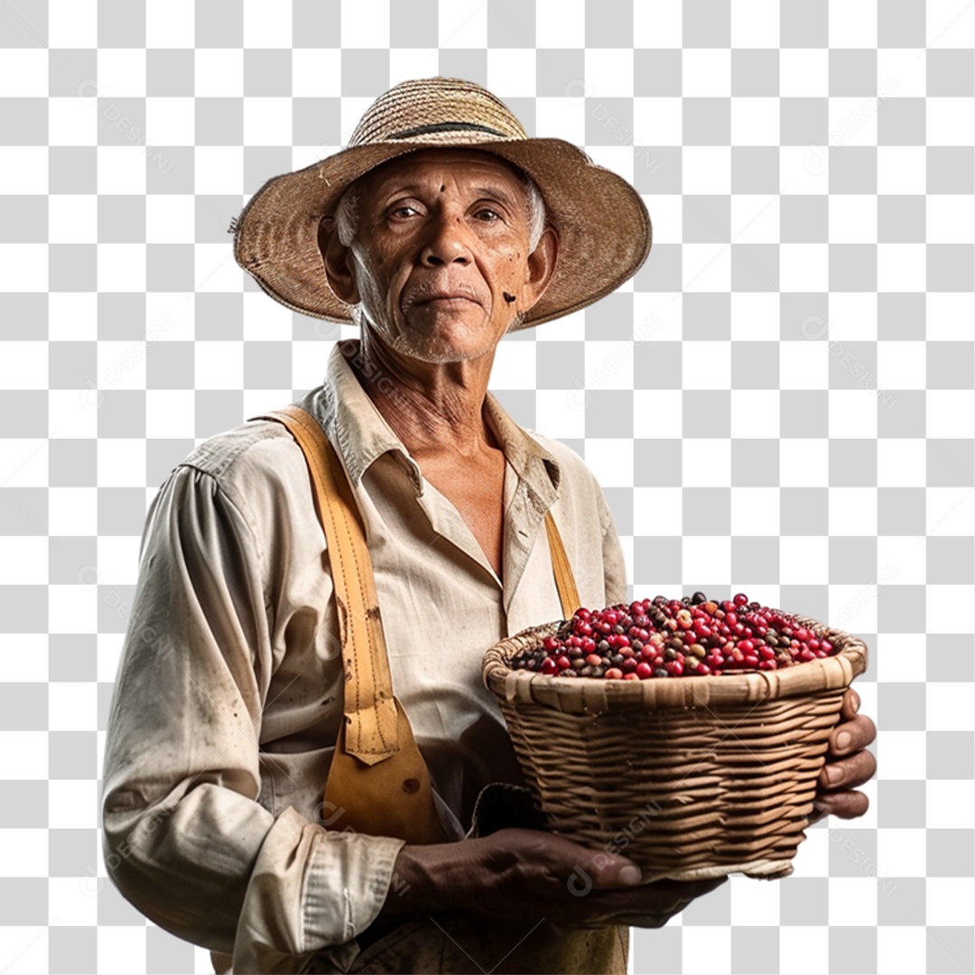 Homem Fazendeiro PNG Transparente