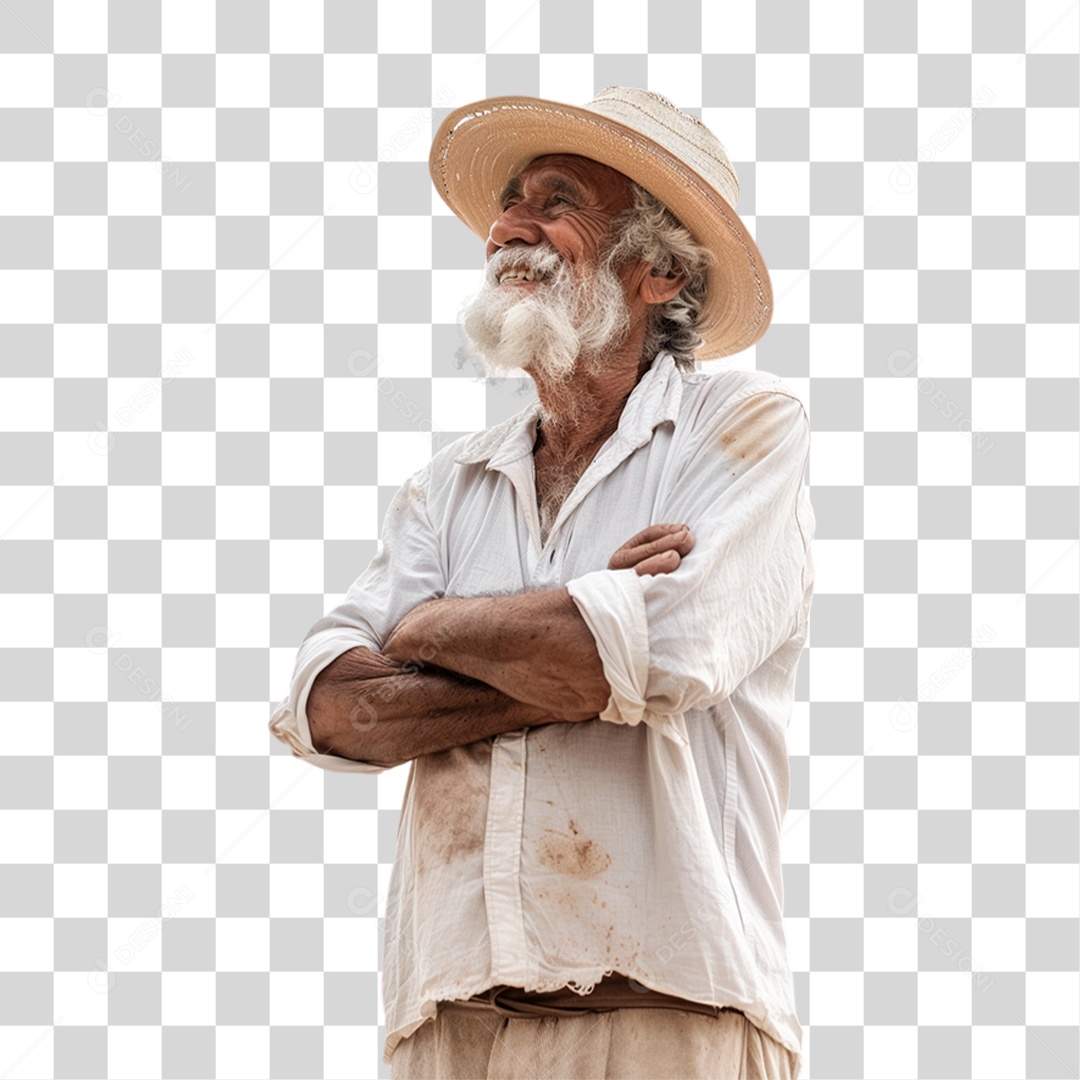 Homem Fazendeiro PNG Transparente