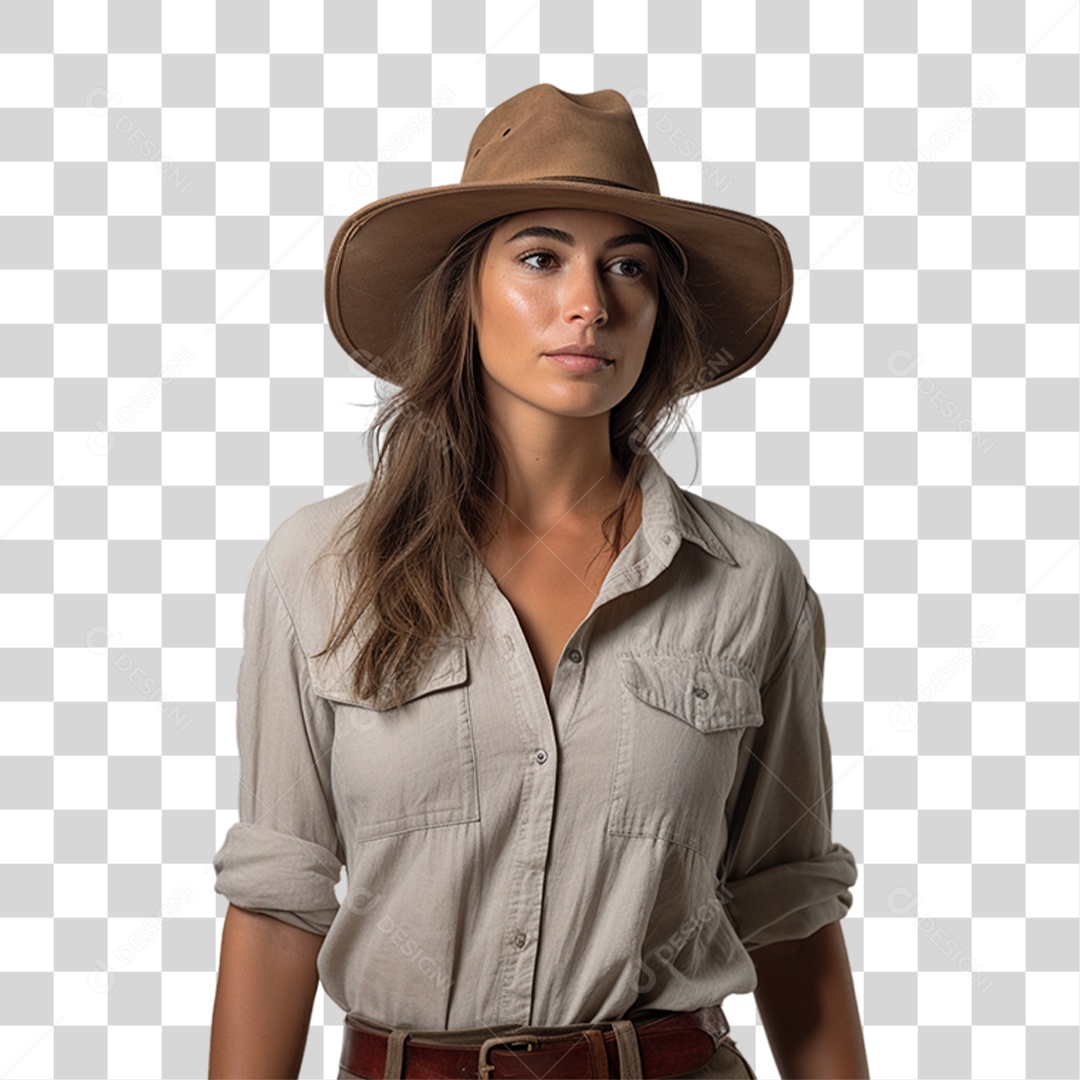 Mulher Agricultora PNG Transparente