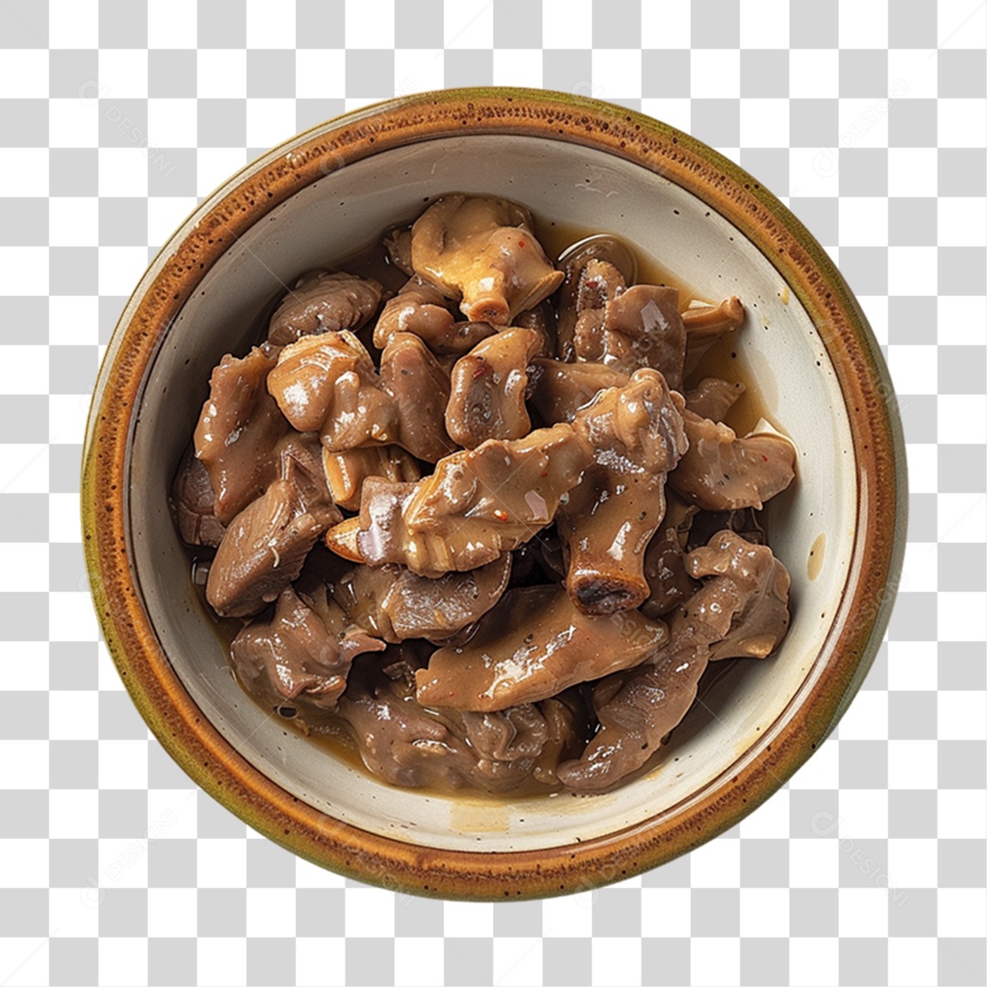 Porção de Moelas PNG Transparente