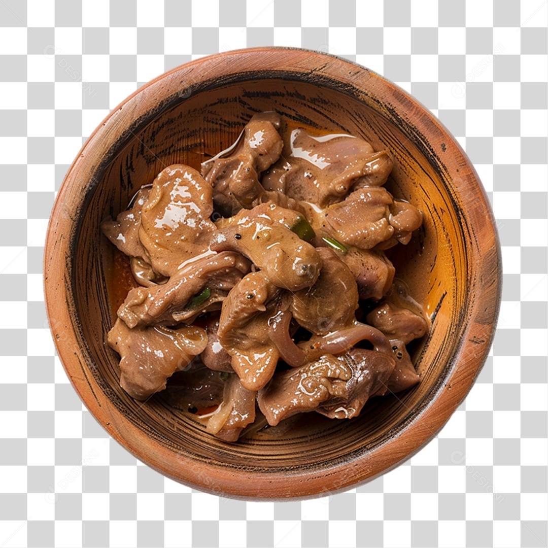 Porção de Moelas PNG Transparente